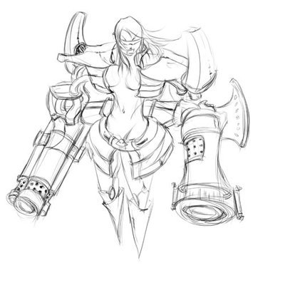 PS与Intuos3数码板制作动漫角色 机甲战士-数码天下